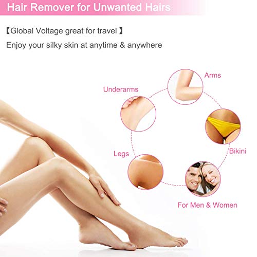 ElectriBrite Facial Hair Removal Epilators for Women Cordless Electric Tweeze...