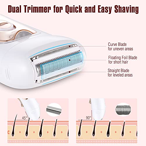 Epilator for Women - 3 in 1 Epilators Hair Removal for Women with Lady Shaver...