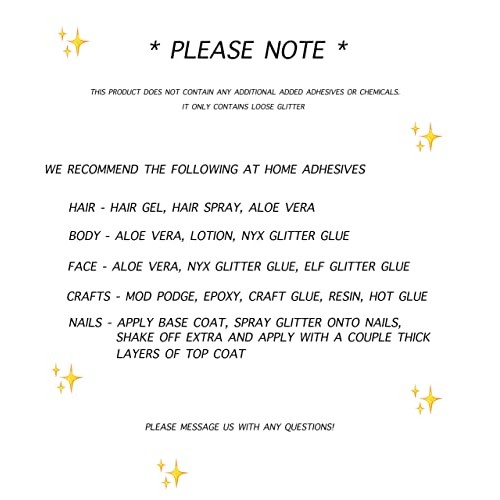 30 Grams Loose Glitter Spray - Holographic Glitter Spray - Cosmetic Grade - M...