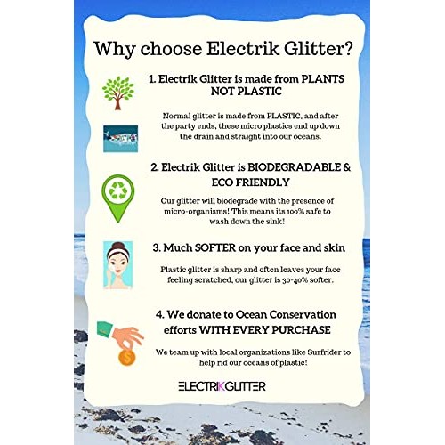 Eco Friendly Biodegradable Glitter Chunky Glitter for Festivals. Body Glitter...