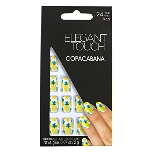 Elegant Touch False Nails Tropical Collection - Copacabana (24 Pack)