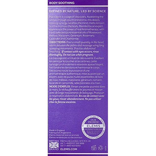 ELEMIS De-Stress Massage Oil | Harmonizing Oil Deeply Nourishes, Relaxes, and...