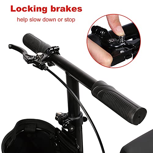 ELENKER Economy Knee Scooter, Steerable Knee Walker, Foldable Knee Scooters f...