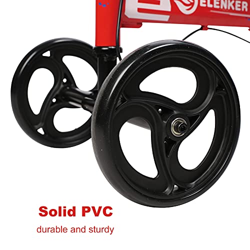 ELENKER Economy Knee Scooter, Steerable Knee Walker, Foldable Knee Scooters f...