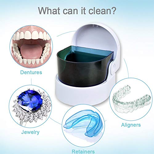 Elera Sonic Cordless Retainer Cleaner Machine, Denture Cleaner, Premium Jewel...