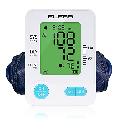 Large Cuff Blood Pressure Machine, Elera 5.56-18.96 Automatic Digital High Bl...