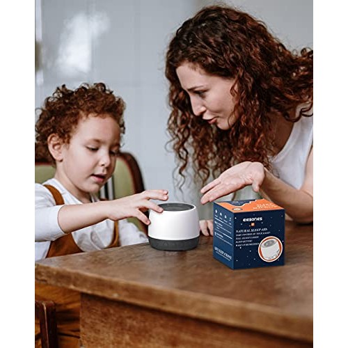 elesories White Noise Machine, Small Sound Machine for Adults Baby Sleeping, ...
