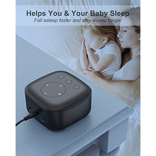 White Noise Machine, elesories Sound Machine Sleep Therapy for Adults Baby Ki...