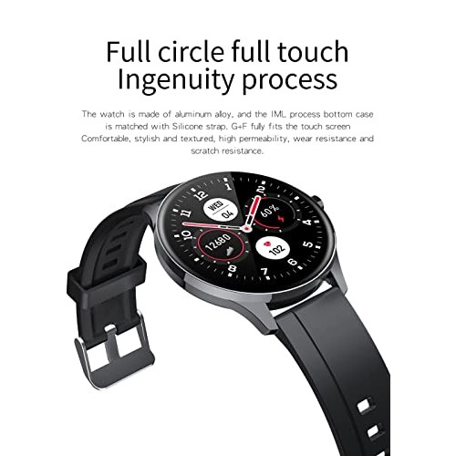 Elexus SmartWatches for Men Women,Fitness Tracker Heart Rate Monitor Activity...