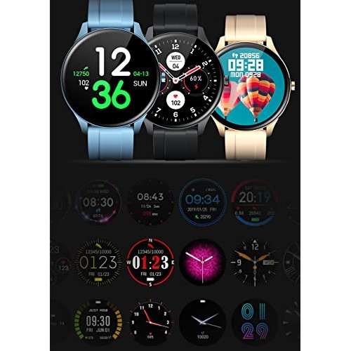 Elexus SmartWatches for Men Women,Fitness Tracker Heart Rate Monitor Activity...