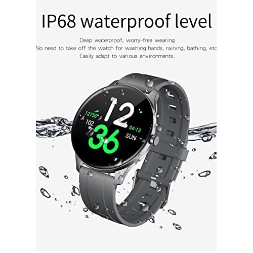 Elexus SmartWatches for Men Women,Fitness Tracker Heart Rate Monitor Activity...