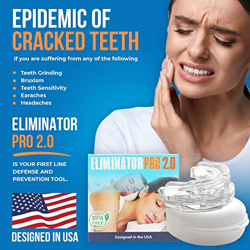 USA Eliminator PRO Custom Bruxism Night Mouth Guard Mouthpiece