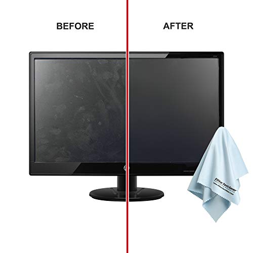 Elite Tech Gear - 4-Pack Blue Oversized 12" x 12" Microfiber Cloths, The Most...