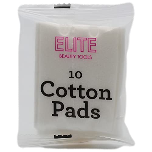 Elite Beauty Tools 100 Cotton Pads and Individually Wrapped Packets, 10 Count...