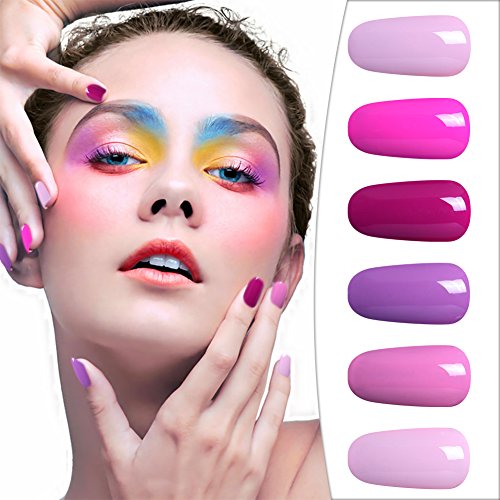 Elite99 Gel Nail Polish, Soak Off UV LED Gel Polish Nail Art Manicure Box Set...