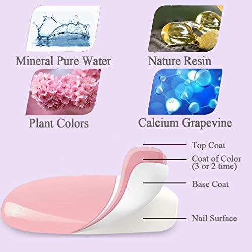 Elite99 Gel Nail Polish, Soak Off UV LED Gel Polish Nail Art Manicure Box Set...