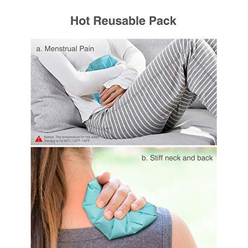 elitehood Ice Bag Ice Pack, Reusable Ice Bag [11" 9" 6"] & 3 Pack Refillable ...