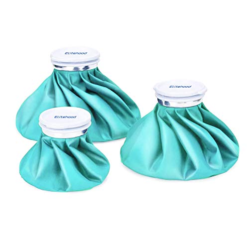 elitehood Ice Bag Ice Pack, Reusable Ice Bag [11" 9" 6"] & 3 Pack Refillable ...