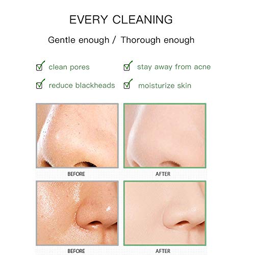 Green Tea Purifying Clay Clean Face Mask, Cleansing Mask Mud Mask for Men and...