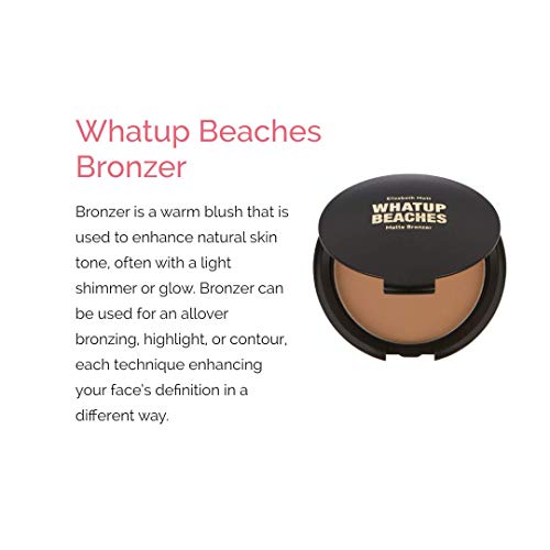 Vegan and Cruelty-Free - Fine, Lightweight Bronzer Powder for Face: Elizabeth...
