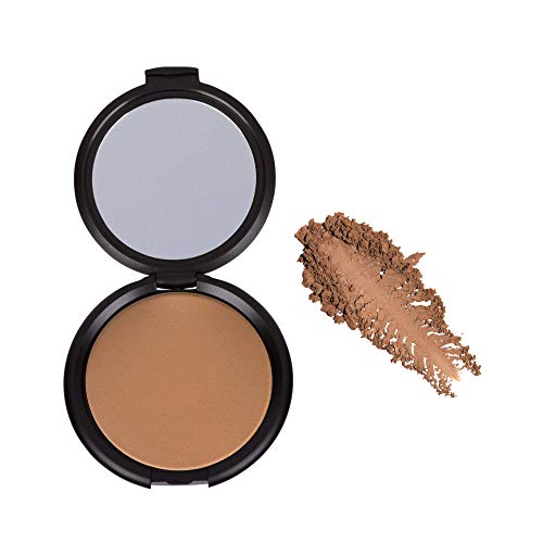 Vegan and Cruelty-Free - Fine, Lightweight Bronzer Powder for Face: Elizabeth...