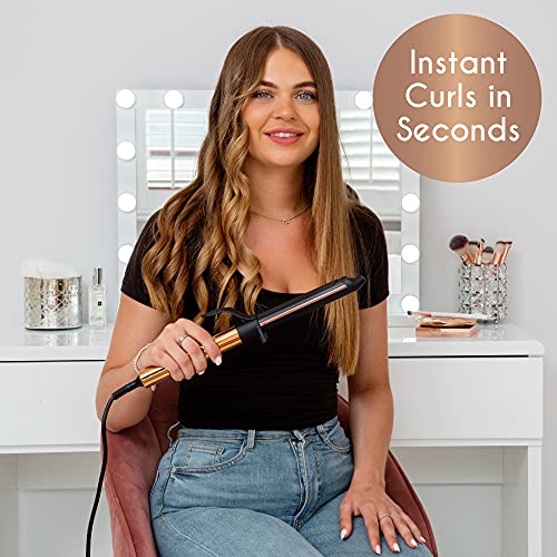 Curling Iron 1 Inch • Professional Hair Curler • Curling Wand • Ceramic Curli...