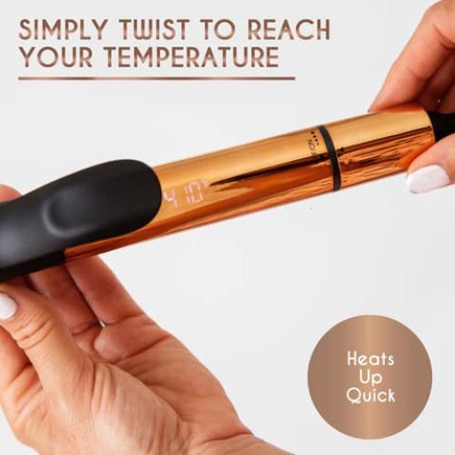 Curling Iron 1 Inch • Professional Hair Curler • Curling Wand • Ceramic Curli...