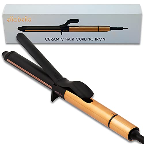 Curling Iron 1 Inch • Professional Hair Curler • Curling Wand • Ceramic Curli...
