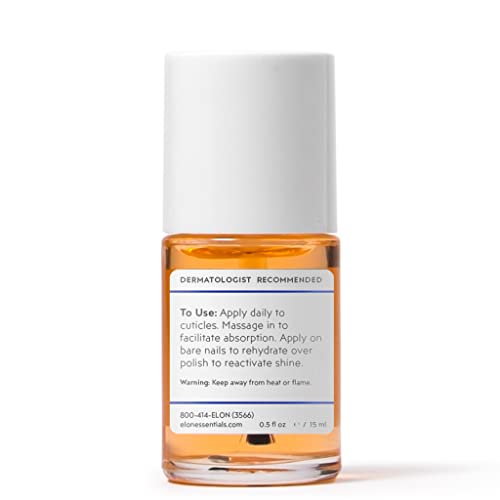 Elon Essential Cuticle Oil for Nails w/ Almond Oil Extract - Jojoba Oil & Vit...