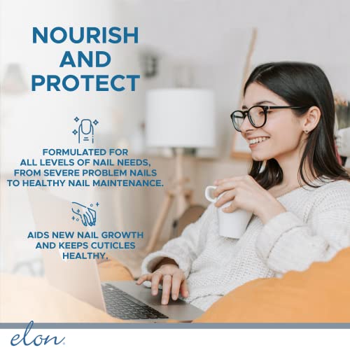 Elon Lanolin-Rich Nail Conditioner, Strengthens Nails & Protects Cuticles, Re...