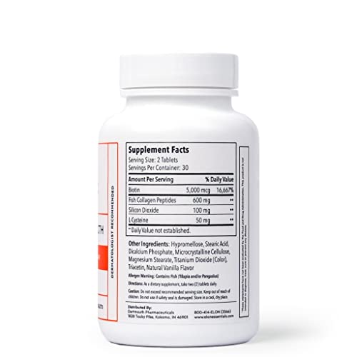 Elon R3 Hair Growth Supplement for Women – Hair Growth Vitamins w/Biotin & Co...