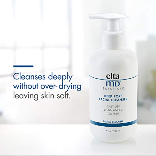 EltaMD Deep Pore Facial Cleanser, Sensitivity-Free, Soap-Free and Oil-Free Fa...
