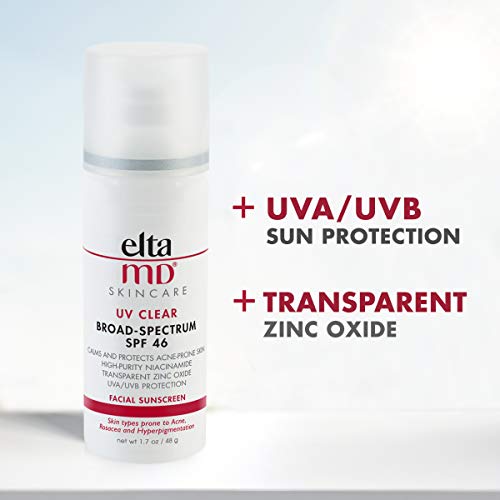 EltaMD UV Clear Facial Sunscreen Broad-Spectrum SPF 46 Face Sunscreen for Sen...