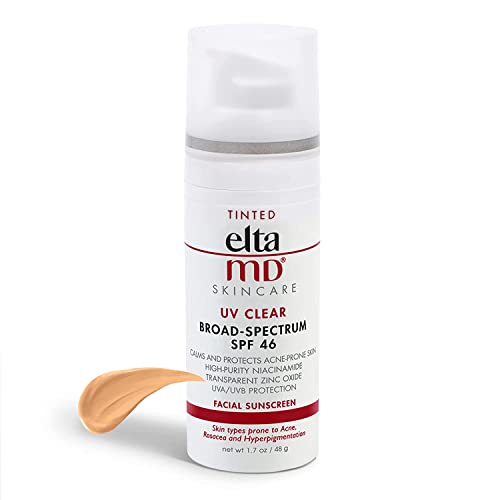EltaMD UV Clear Tinted Face Sunscreen Broad-Spectrum SPF 46 Face Sunscreen fo...