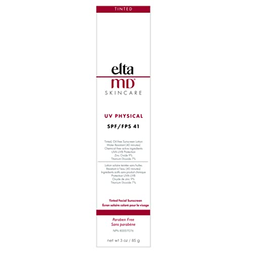EltaMD UV Physical Tinted Mineral Sunscreen, Chemical-Free Face Sunscreen for...