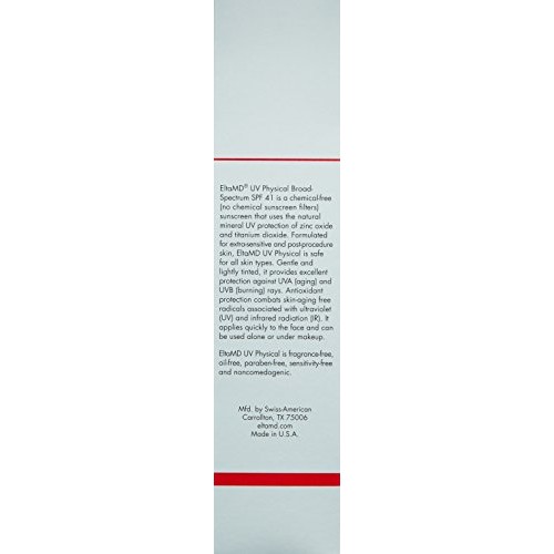 EltaMD UV Physical Tinted Mineral Sunscreen, Chemical-Free Face Sunscreen for...