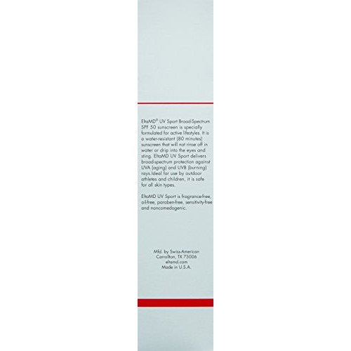 EltaMD UV Sport Sunscreen Lotion, Broad-Spectrum SPF 50, Non-Greasy, Mineral-...