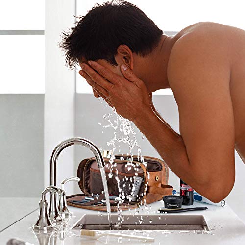 Elviros Toiletry Bag for Men, Large Travel Shaving Dopp Kit Water-resistant B...