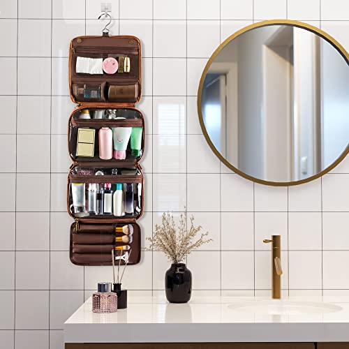 Elviros Toiletry Bag Hanging Travel Organizer for Men and Women, 3 in 1 Multi...