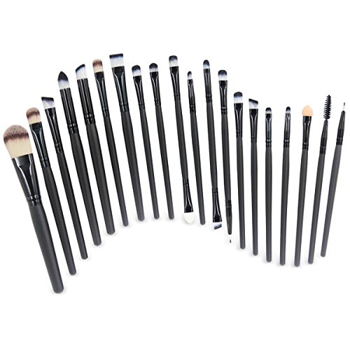 EmaxDesign 20 Pieces Makeup Brush Set Professional Face Eye Shadow Eyeliner F...