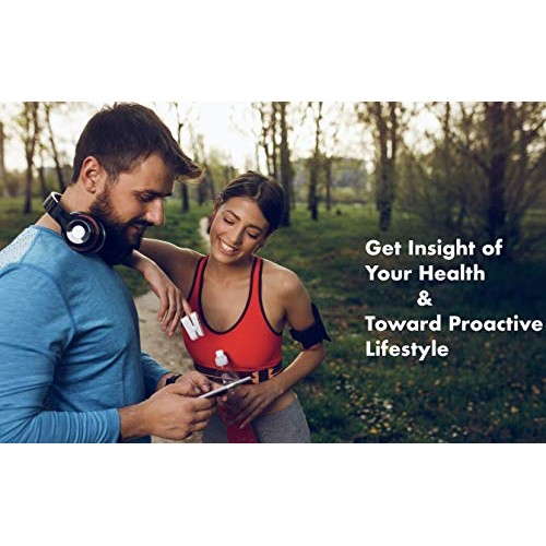 EMAY Bluetooth Fingertip Pulse Oximeter | Blood Oxygen Saturation & Heart Rat...