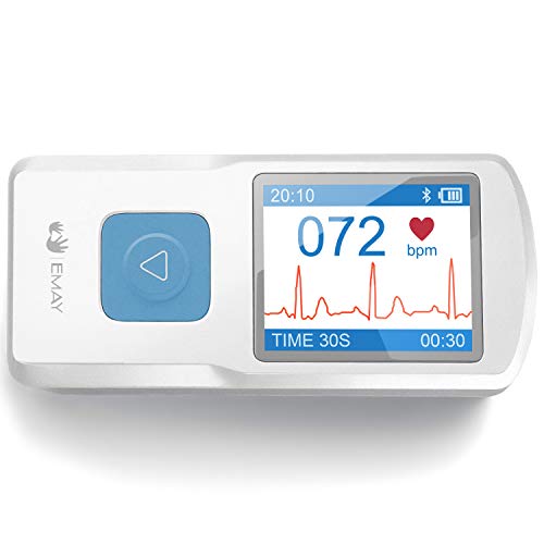 EMAY Portable ECG Monitor (for iPhone & Android, Mac & Windows) | Wireless EK...