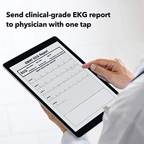 EMAY Portable EKG Monitoring Device (for iPhone & Android, Mac & Windows) | P...