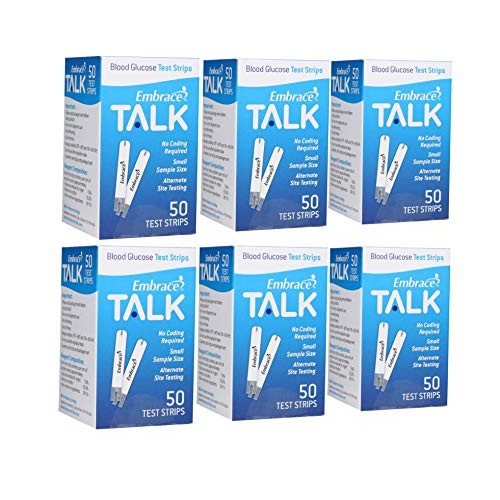 Embrace Talk Test Strips Bundle 300 Ct
