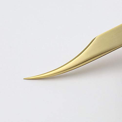EMEDA Curved Shaped Volume Tweezers For Eyelash Extension Isolation Professio...