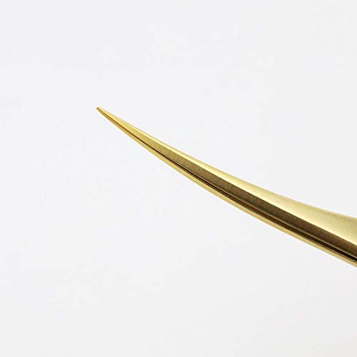 EMEDA Curved Shaped Volume Tweezers For Eyelash Extension Isolation Professio...
