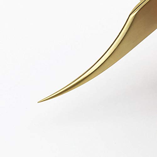 EMEDA Curved Shaped Volume Tweezers For Eyelash Extension Isolation Professio...