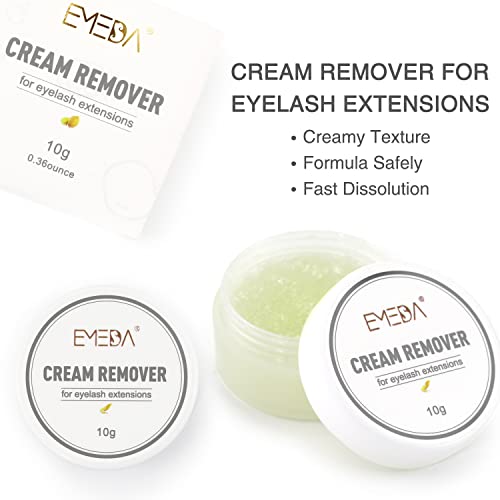 EMEDA Eyelash Extension Remover Cream Remover for Eyelash Extensions 10g Crea...