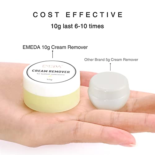 EMEDA Eyelash Extension Remover Cream Remover for Eyelash Extensions 10g Crea...