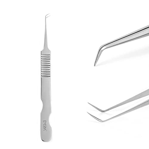 EMEDA Eyelash Extension Tweezers for Isolation Separation Natural Lashes with...